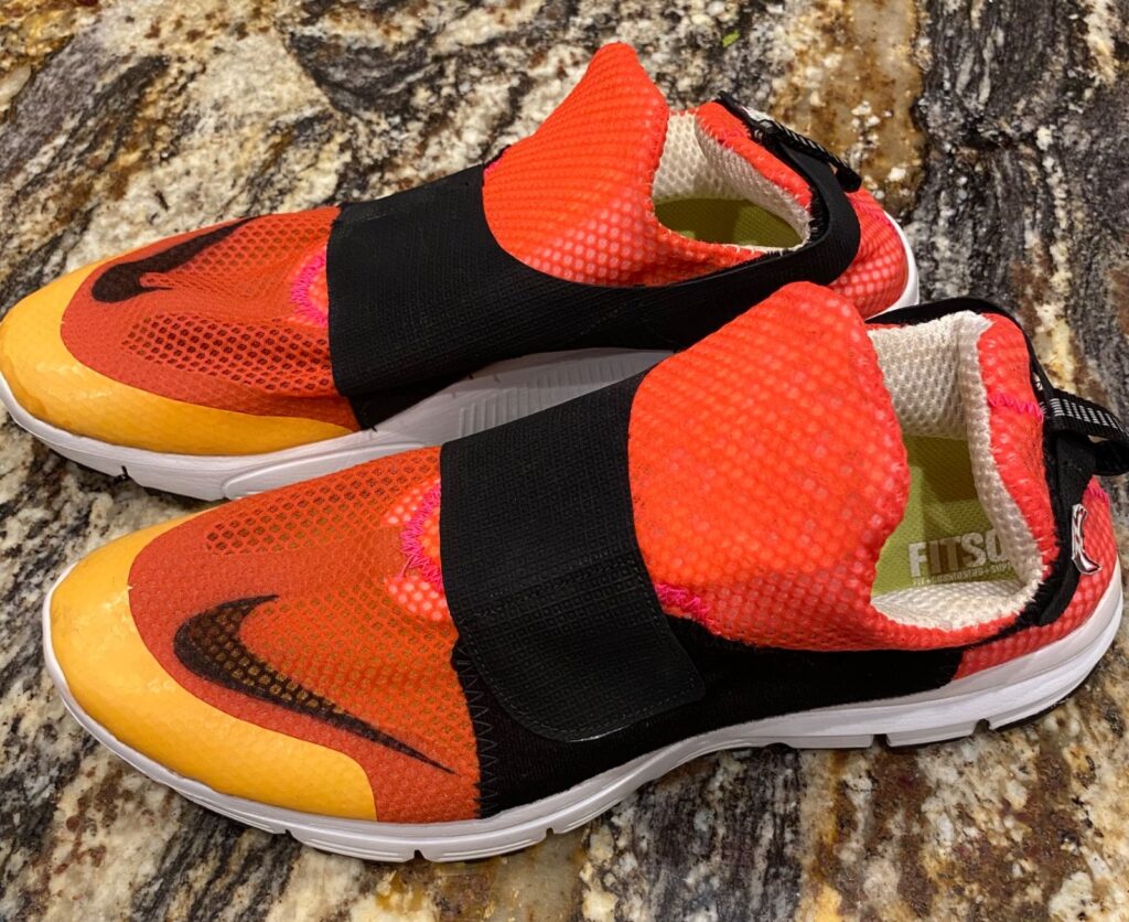 Original prototype for the Nike Lunarfly 306 running shoes, Nike x Jason Lester, available on eBay